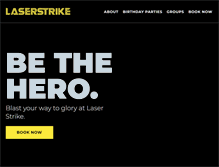 Tablet Screenshot of laserstrike.co.nz